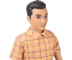 Jokomisiada Anlily Doll boy BRUNET Paulo in shirt and dark pants ZA6006 B
