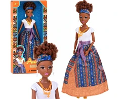 Jokomisiada Lėlė Anlily spalvingu afrikietiškos Kwanzaa šventės stiliumi ZA6222