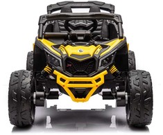 Akumuliatorinis keturratis vaikams Jokomisiada Buggy 4x4, 800W, PA0299 ZO | spalva: geltona/juoda