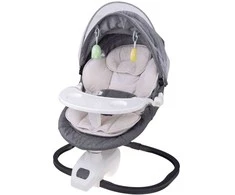 Jokomisiada Baby Rocker Bouncer Chair 3in1 with Mosquito Net and Remote Control ZA5822