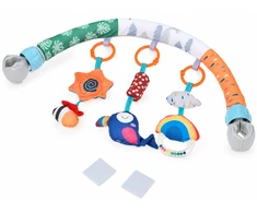 Jokomisiada Baby Toy Arch with Rattles for Strollers, Car Seats and Bouncers ZA6298