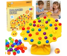 Jokomisiada Balancing Duck Skill Game with Colorful Balls for Children GR0861