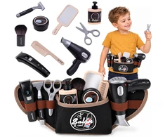 Jokomisiada BARBER hairdressing set for children - belt + accessories ZA6217