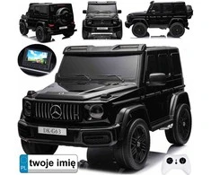 Jokomisiada Baterija-powered car Mercedes G class 63 AMG 4x4 Panel Radio 2 persons PA0309