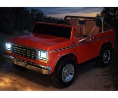 Jokomisiada Baterija-Powered Car Two-Seater Classic Ford Bronco Pickup Truck PA0338