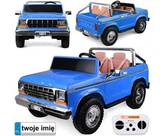 Jokomisiada Baterija-Powered Car Two-Seater Classic Ford Bronco Pickup Truck PA0338