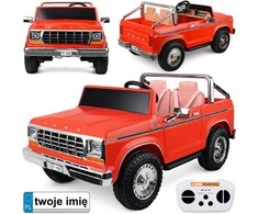 Jokomisiada Baterija-Powered Car Two-Seater Classic Ford Bronco Pickup Truck PA0338