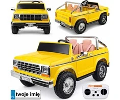 Jokomisiada Baterija-Powered Car Two-Seater Classic Ford Bronco Pickup Truck PA0338