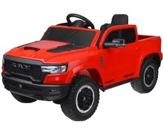 Jokomisiada Baterija-powered electric car RAM pickup for children 4x4 + remote control PA0322