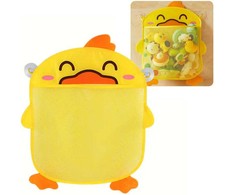 Jokomisiada Bath toy net organizer container yellow duck ZA5927