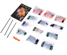 Jokomisiada BLOOMING FLOWERS blocks, moving bouquet - bud blooming effect, 986 pieces ZA6287