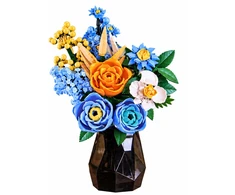 Jokomisiada BLOOMING FLOWERS blocks, moving bouquet - bud blooming effect, 986 pieces ZA6286