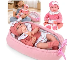 Jokomisiada BOBAS minkšta guminė lėlė – 12 garso funkcijų 45cm + nešynė ZA6436