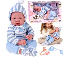 Jokomisiada BOBAS soft rubber doll, talking - 12 sound functions 45cm ZA6441
