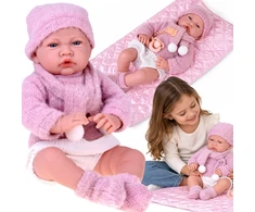 Jokomisiada BOBAS soft rubber doll, talking - 12 sound functions 45cm ZA6437