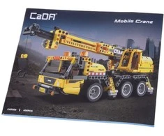 Jokomisiada CaDA technical construction blocks 658 pieces CRANES movable elements ZA 5690
