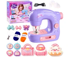 Jokomisiada Children's sewing machine + felt elements for bags and decorations ZA6541