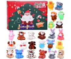 Jokomisiada Christmas ADVENT CALENDAR - plush animals pendants ZA5857