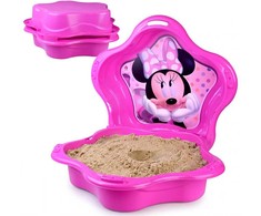 Jokomisiada Closed plastikas sandbox SHELL 2 in 1 pool Minnie Mouse SP0884