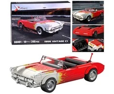Jokomisiada Construction blocks car classic hot rod roadster 249ele ZA5817