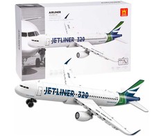 Jokomisiada Construction blocks Jetliner 320 passenger modelis airplane 133 pieces ZA5678