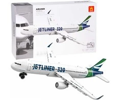 Jokomisiada Construction blocks Jetliner 320 passenger modelis airplane 133 pieces ZA5678