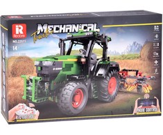 Jokomisiada Construction blocks - Remote-controlled TRACTOR with harrows 1664 pieces ZA5798