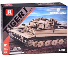 Jokomisiada Construction blocks tank TIGER I World of Tanks 1140ele 1:28 ZA5807