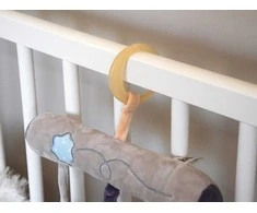 Jokomisiada Crib Hanging Toy with Teddy and Teether – Newborn Gift ZA5878