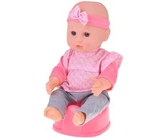 Jokomisiada Deluxe Baby Doll Set with Stroller, Crib, Play Mat and Accessories – 17 pcs ZA5916