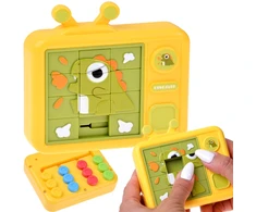 Dėlionė Jokomisiada Double-Sided Sensory Puzzle DINOSAUR Maze Sliding Puzzle ZA6425