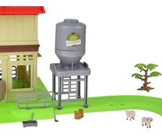 Jokomisiada FARM ANIMALS SERIES Barn with road + tractor, figures and accessories ZA5687