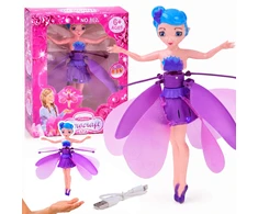 Jokomisiada Flying Fairy Interactive Butterfly Doll Hand Sensor Light USB ZA6598