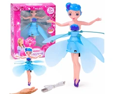 Jokomisiada Flying Fairy Interactive Butterfly Doll Hand Sensor Light USB ZA6598