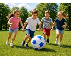 Jokomisiada Inflatable LED Ball for Kids 67 cm – Lightweight, Glowing, Perfect for Play SP0869