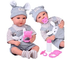 Jokomisiada Interactive BOBAS doll 46cm - in mėlynas shorts + accessories ZA5835
