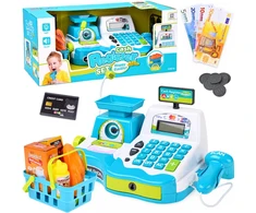 Jokomisiada INTERACTIVE cash register for children - reader, scale, receipt 21 pieces ZA6196