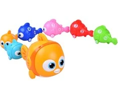 Jokomisiada Interactive FISH FAMILY Set + fishing rod and magnet fishing ZA6016