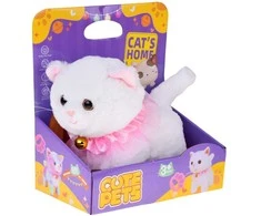 Jokomisiada Interactive kitten walks on a leash, meows, and wags its tail ZA5592