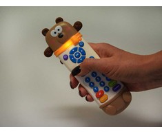 Jokomisiada Interactive remote control - 2-in-1 TEDDY BEAR teether for children + funny sounds ZA6017