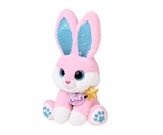 Jokomisiada Interactive Rožinė Plush Rabbit 30 cm Dancing Light-Up Musical Magic Wand ZA6329