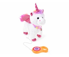 Jokomisiada Interactive Unicorn on a Leash Walks Sings Moves Head ZA6273