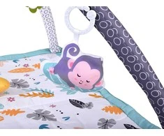 Jokomisiada Large Educational Baby Play Mat + Soft Bolster Pillow + Toys ZA5824