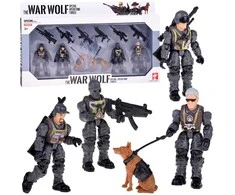 Jokomisiada Large set of figures, soldiers, rifles, 12 pieces, soldiers ZA5887