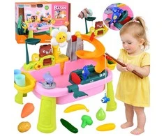 Jokomisiada Large Vanduo Play Table Playground Slide 40 pcs Creative Play ZA6135