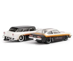 Jokomisiada Licencijuoti metaliniai automobiliai 1:64 – „Chevrolet Nomad 1955“ ir „Vega 1971