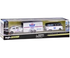 Jokomisiada Licencijuoti metaliniai automobiliai 1:64 „Volkswagen Van“ „Samba“ ir „VW Beetle