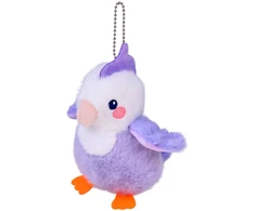 Jokomisiada Liliowa Lilka Plush Bird with Squeaker and Pendant, 13 cm ZA6426