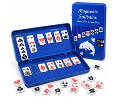 Jokomisiada Magnetic solitaire game - magnetic cards POCKET version for 1 person GR0837