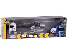 Jokomisiada Maisto Licensed Die-Cast Car SCANIA 770S + Trailer Bulldozer ZA5966